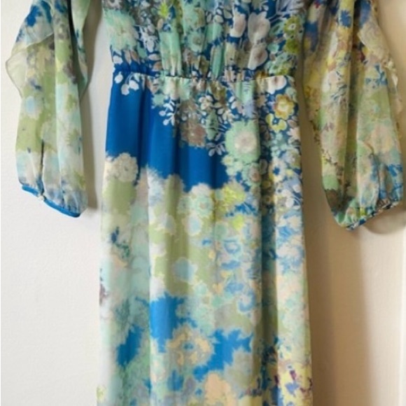 Pre-loved ZARA floral multicolored maxi dress - Picture 4 of 4
